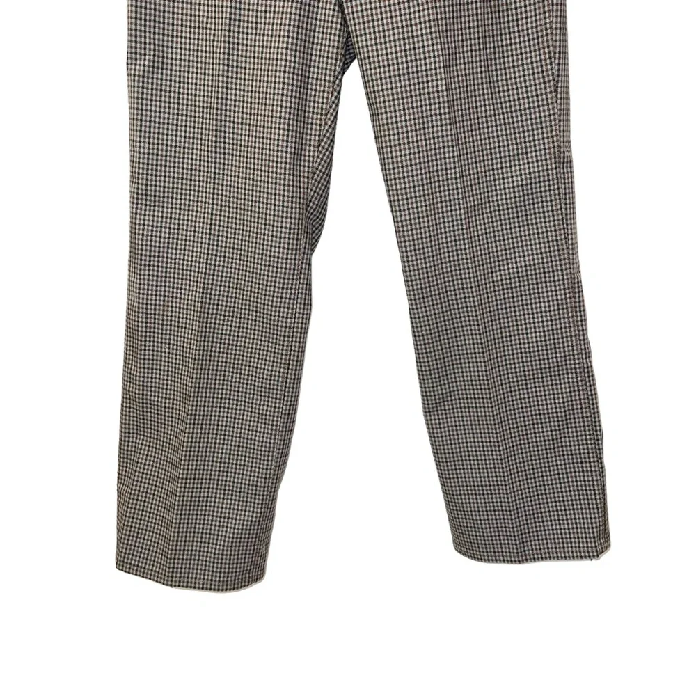 Uniqlo Women Checkered Corpcore Straight Pants Size 10 - Picture 2 of 7